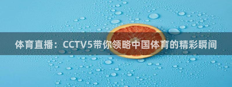 体育直播：CCTV5带你领略中国体育的精彩瞬间