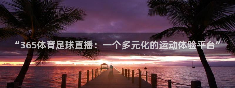 “365体育足球直播：一个多元化的运动体验平台”
