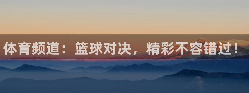 体育频道：篮球对决，精彩不容错过！